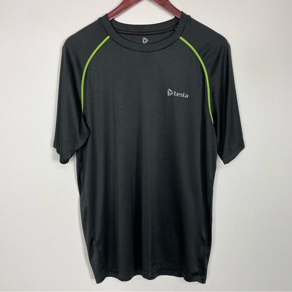 Tesla Hyper-Dri Regular Fit Black Performance Wear Tee Size XL - Picture 5 of 8